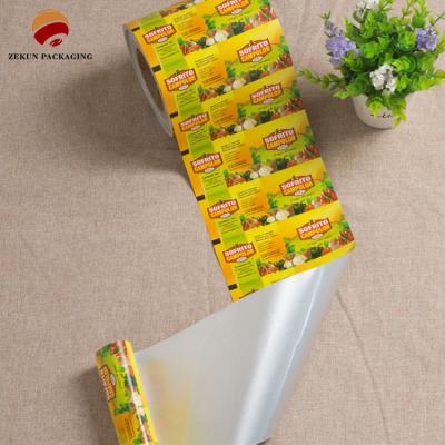 China Custom Printed Gravure Flexible Packaging Roll Film For Food Storage for sale