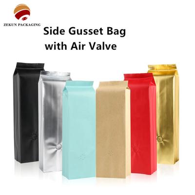 China Customizable Coffee Bags with Zippers for Food Storage for sale