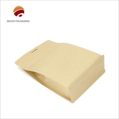 China Customized Moisture Proof Kraft Paper Bags For Food And Beverage Packaging for sale