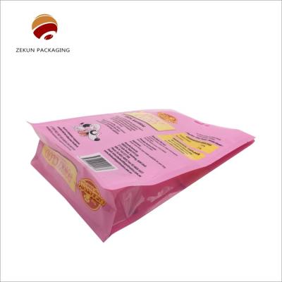 China Custom Design Moisture Proof PET/VMPET/PE Flat Bottom Bags for sale