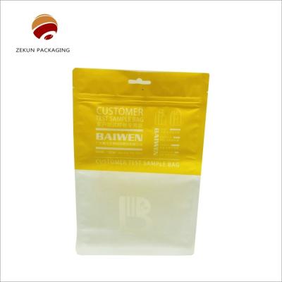 China Customizable Moisture Proof Flat Bottom Bag With Gravure Printing And Up To 10 Colors for sale