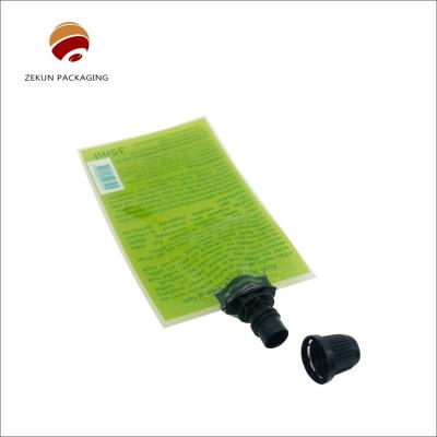 China Customizable Reusable Spout Pouch Packaging In CMYK / PANTONE Colors for sale