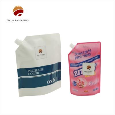 China Personalisierte Eco-Friendly Stand Up Spout Bag Custom Logo CMYK Farben zu verkaufen