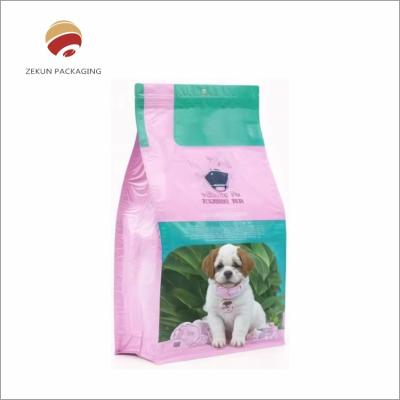 China Custom Hot Press Sealing Moisture Proof Pet Food Storage Pouch for sale