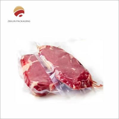 China Transparent Plastic Food Vacuum Bag Food Sealer Bags Custom Size for sale