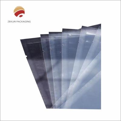 China Print Any Size Folding 3 Side Clear Vacuum Seal Food Bag Vacuum Meat Packaging For Meat for sale