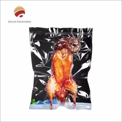 China Folding Sustainable Clear Vacuum Sealer Bag For Food Snacks for sale