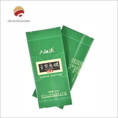 China OEM ODM Tea Powder Verpakkingszak Custom Tea Bag Verpakking Groene kleur Te koop