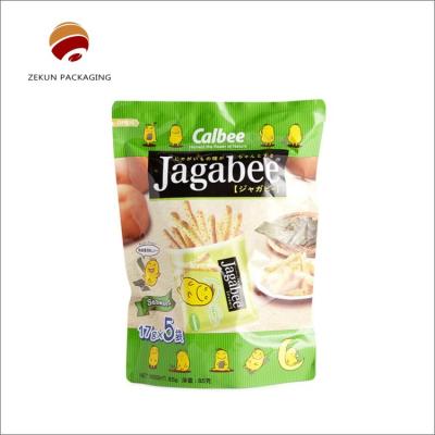 China Food Packaging Plastic And Kraft Paper Food Safe Bags With Matt Or Shiny Finishing for sale