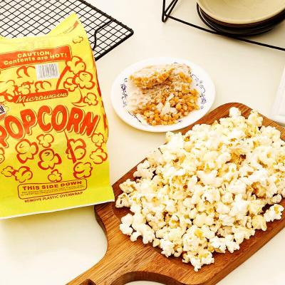 China Custom Logo Print Fold and Seal Popcorn Bags for sale