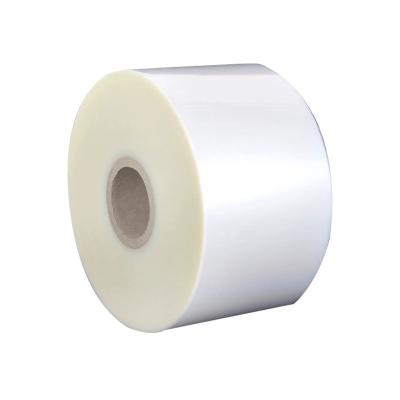 China Premium Glossy Transparent BOPP Film Roll For Bottle Labels And Packaging for sale