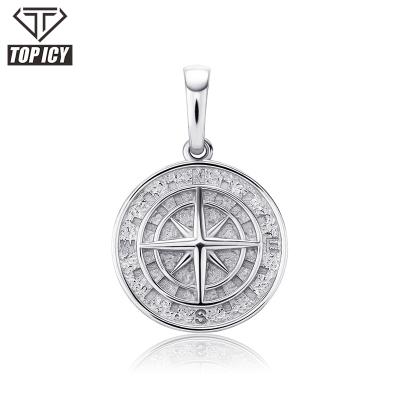 China Hiphop Hip Pop Jewelry 925 Sterling Silver Pendant Cuban Necklace Chain For Men/Women Gold/Sliver/Rose Color for sale