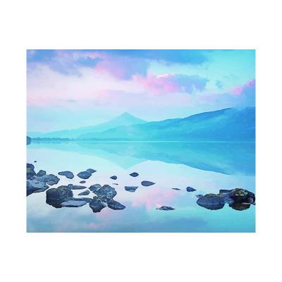 China Traditional Chinese Wholesale Numbered LANDSCAPE Wall Art Painting Painting By Numbers On Canvas for sale