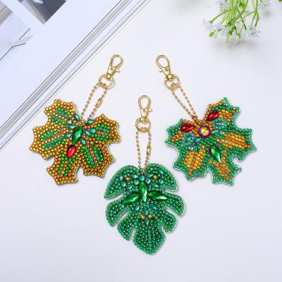 China Full Drill CREATIVE Diamond Painting Elephant Diamond Embroidery Special Shaped Kit Keychain Gift of 5pcs DIY for sale