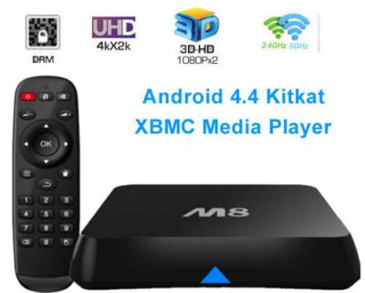 China Caixa superior ajustada IPTV Amlogic S802 da definição alta árabe de Anrdoid 4,4 HD para a televisão home à venda