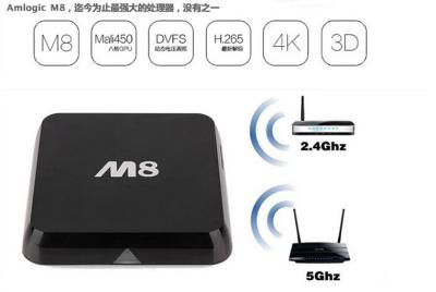 중국 수로 AmlogicS802 인조 인간 4.4.2 구글 살아있는 매체 Playe를 가진 말레이지아 자유로운 IPTV 상자 판매용