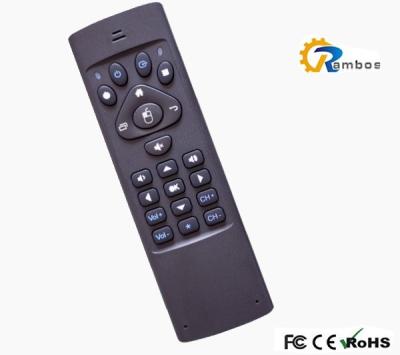 China ratón + mando a distancia por infrarrojos inalámbricos teledirigidos de la mosca del teclado 2.4G + del aire para la caja androide de XBMC TV en venta