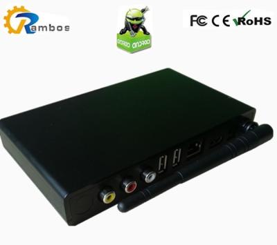 Chine LAN androïde Bluetooth Amlogic 4.4.2 de soutien XBMC Wifi de boîte du noyau futé IPTV de quadruple de boîtier en plastique à vendre