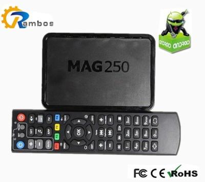 中国 MAG250 媒体の JavaScript API のロシア IPTV 箱 RS-RA17 の Linux システム テレビの上箱 販売のため