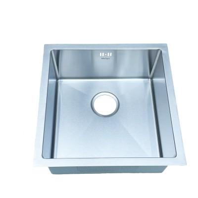 China Without bowl single brush faucet factory direct handmade undermount sink with good price for sale