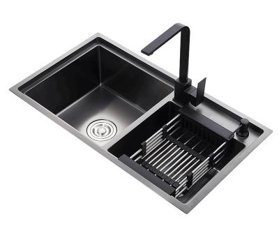 China With Faucet Factory Wholesale Price Double Sink Bathroom Vanity Kitchen Sink With Cheap Price for sale