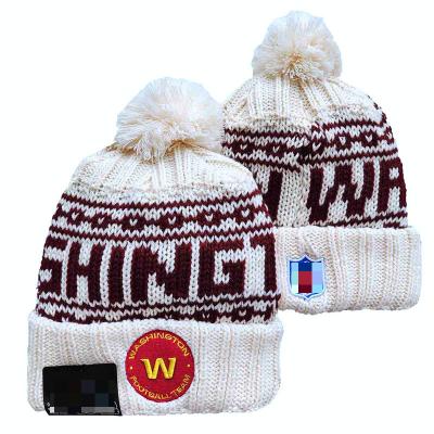 China COMMON Hot Sale 2022 fashion sports 32 teams American Football Sports Teams Beanies Reusable Many Designs winter hat beanies for sale