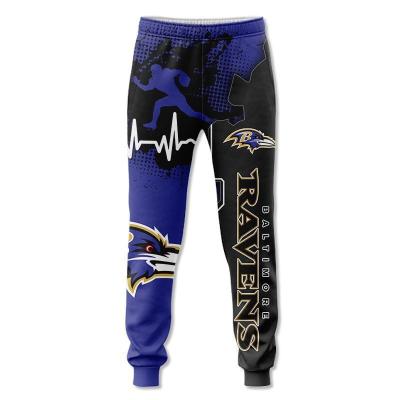 China Breathable Latest Design Quick Drying American Football Sports Trousers For Men Fleece Jogger Sweatpants for sale