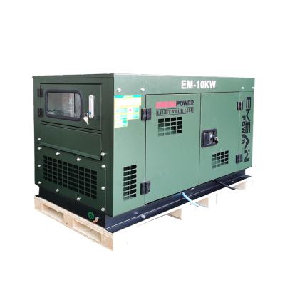 중국 7kw 8kw 10kw water proof home use/backup power silent diesel generator 판매용