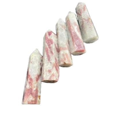 China China Factory Customize Wholesale Natural Crystal Stone Wand Red Column Tourmaline Point for sale