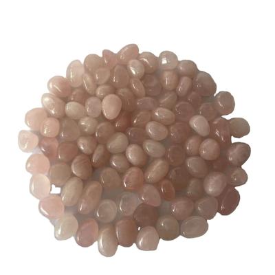 China China Factory Price Whosale Natural Rose Quartz Crystal Gravel Tumbled Stone for sale