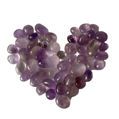 China China Natural Crystal Tumbled Quartz Stone Stone Amethyst Crystal Gravel for sale