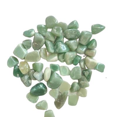 China Wholesale Natural Green Healing Gemstone China Aventurine Stone Crystal Gravel For Decoration for sale