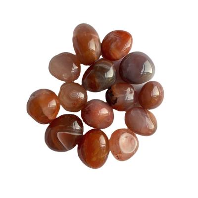 China China 100% Natural High Quality Healing Stones Red Agate Crystals Tumbled Stone for sale