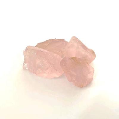 China Wholesale Bulk Natural Pink Crystal Rough Stone China Specimen Raw Rose Quartz Healing for sale