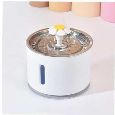 China Hot-selling Large Volume Automatic Stainless Steel Pet Cat Fountain Water Filter Electric Drinking Vending Machine for sale