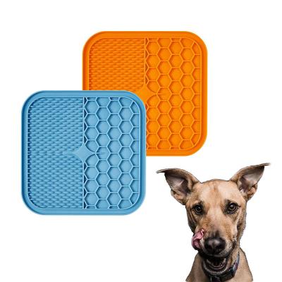 China Breathable Custom Warm Premium Selling Amazon Dog Food Smell Training Dog Sniffing Pad Feeding Mat for sale