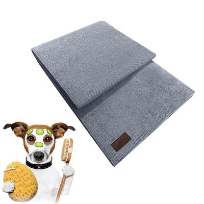 China Super Absorbent Large Skin-Friendly Soft Custom Washable Dog Towel Viable For Dogs for sale