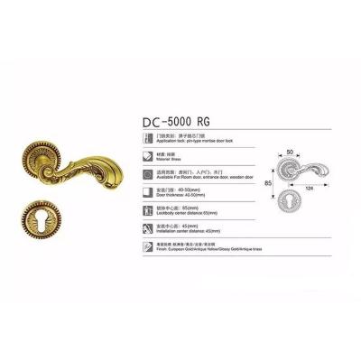 China alibaba hotsale modern design security pure brass entry non-slip door handle for sale