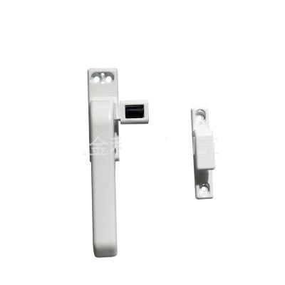 China High quality white single aluminum window handle from MODERN HANDLES for sale