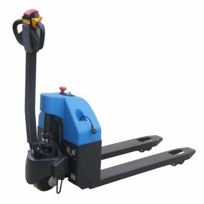 China Building Material Stores Automatic Electric Weight Battery Operated Pallet Truck And Racking for sale