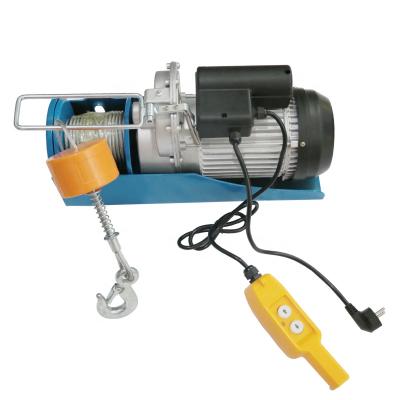 China 3 Ton Mini Electric Wire Rope Hoist Construction Site Push Chain Hoist 220V With 1-3 Phase for sale