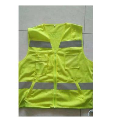 China Water Proof Fluorescent Tape Reflective Vest For Construction Safety Wear Jacket Fleece Vest HS Code Running Reflective Gear for sale