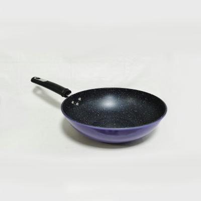 China 2021 New Viable Color China OEM/ODM Manufacturer 30cm Non-stick Colored Wok for sale