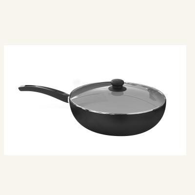 China Sustainable Makers Cookware Non-Stick Aluminum Wok 30cm for sale