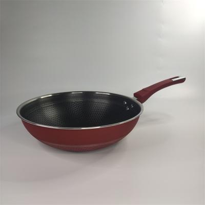 China General use for gas and induction cooker china household cookware manufacturer stainless steel nonstick wok for sale