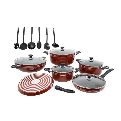 China Sustainable Factory Kitchen Set , Aluminum Non Stick Cookware Pots And Pans for sale