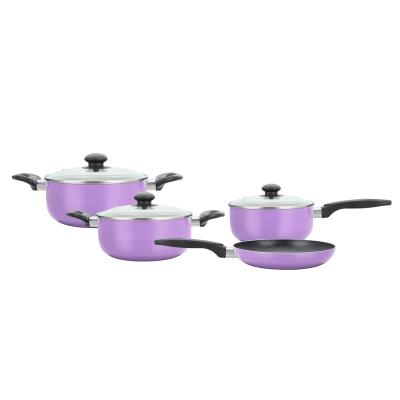 China Sustainable Factory Kitchen Set , Aluminum Non Stick Cookware Pot And Pan for sale