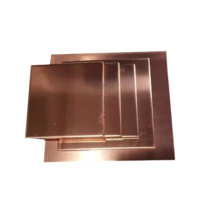 China Construction 10mm price for 12 mm 15mm copper plates for sale