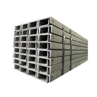 China Construction Ms Steel Channel Price Galvanized Steel U Channel Purlins for sale