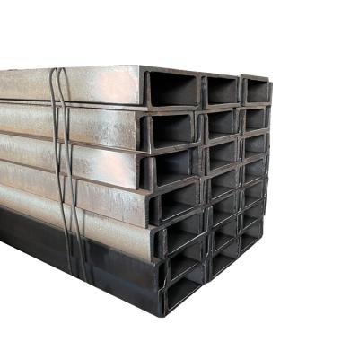 China Construction en s275jr s355jr u steel channel standard price list for sale